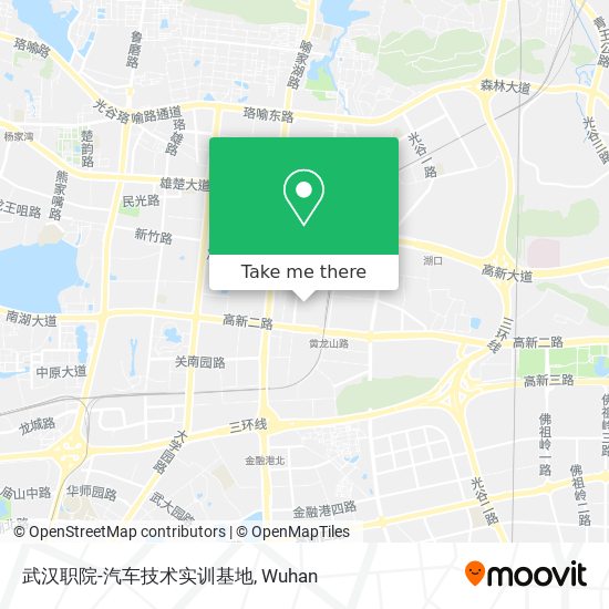 武汉职院-汽车技术实训基地 map