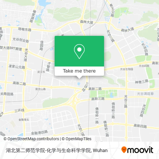 湖北第二师范学院-化学与生命科学学院 map