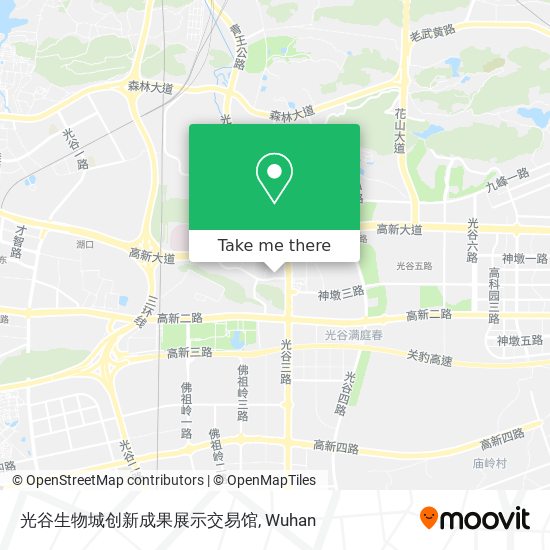 光谷生物城创新成果展示交易馆 map