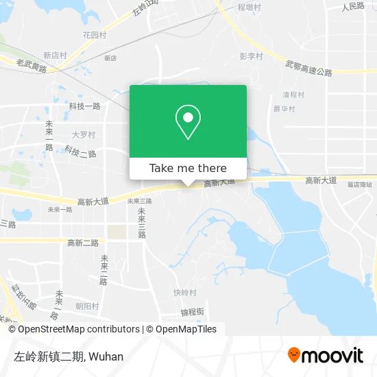 左岭新镇二期 map