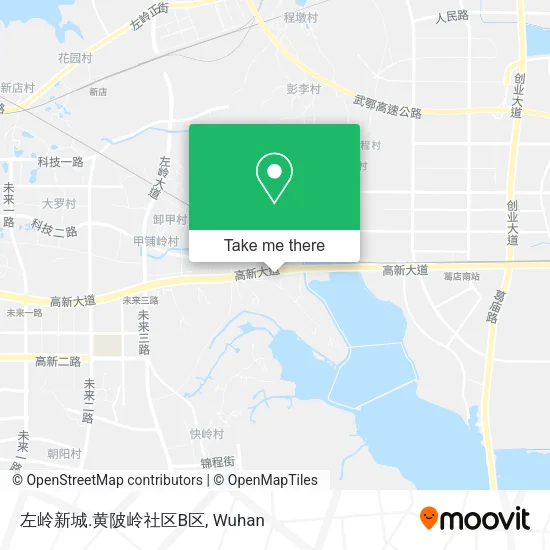 左岭新城.黄陂岭社区B区 map