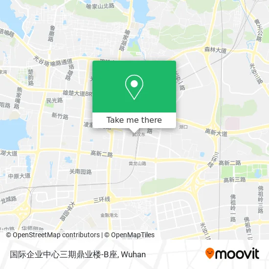 国际企业中心三期鼎业楼-B座 map