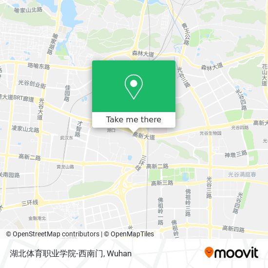 湖北体育职业学院-西南门 map
