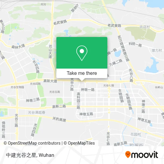 中建光谷之星 map