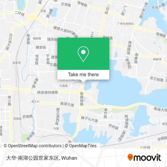 大华·南湖公园世家东区 map