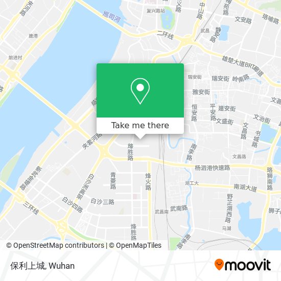 保利上城 map