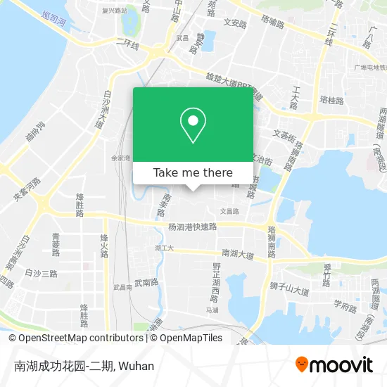 南湖成功花园-二期 map