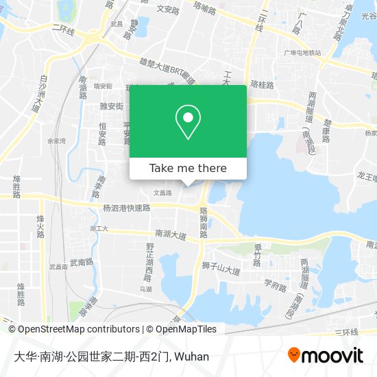 大华·南湖·公园世家二期-西2门 map
