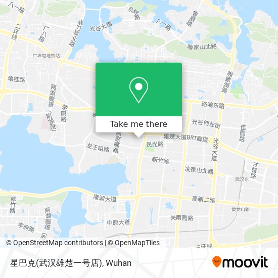 星巴克(武汉雄楚一号店) map