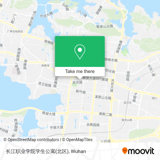 长江职业学院学生公寓(北区) map