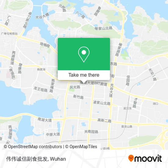 伟伟诚信副食批发 map