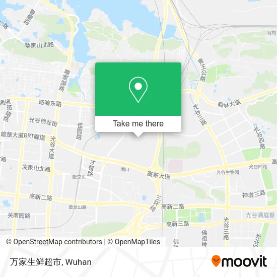 万家生鲜超市 map
