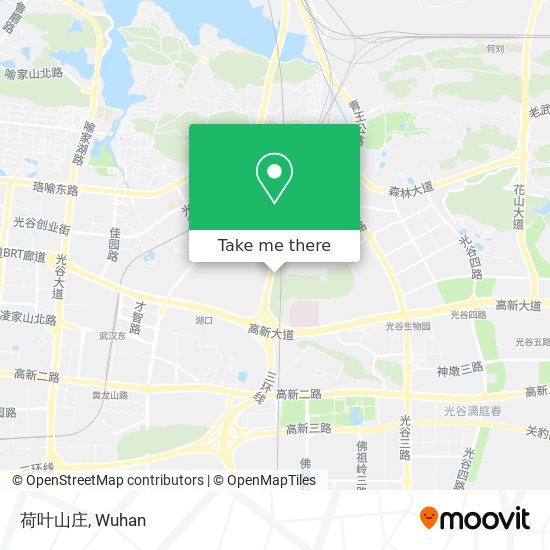 荷叶山庄 map