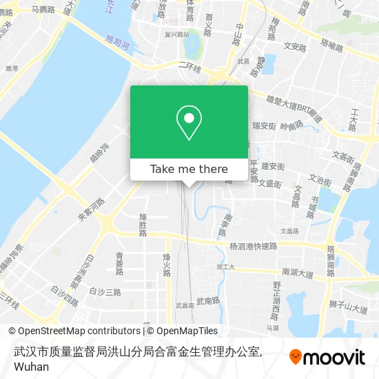 武汉市质量监督局洪山分局合富金生管理办公室 map