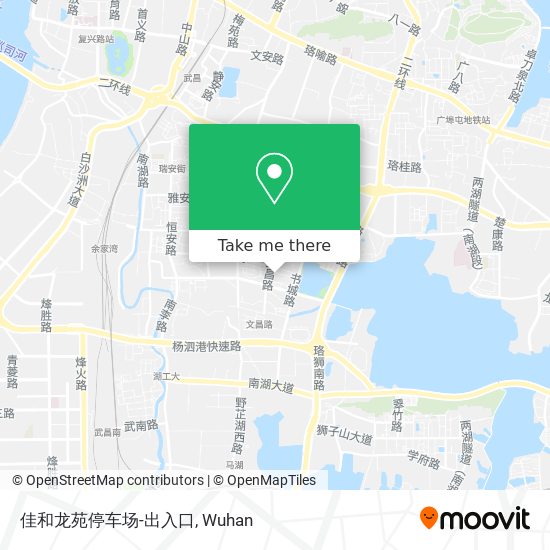 佳和龙苑停车场-出入口 map