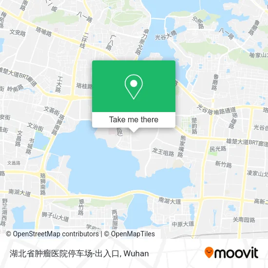 湖北省肿瘤医院停车场-出入口 map