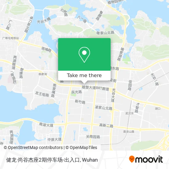 健龙·尚谷杰座2期停车场-出入口 map