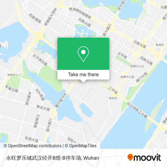 永旺梦乐城武汉经开B馆-B停车场 map