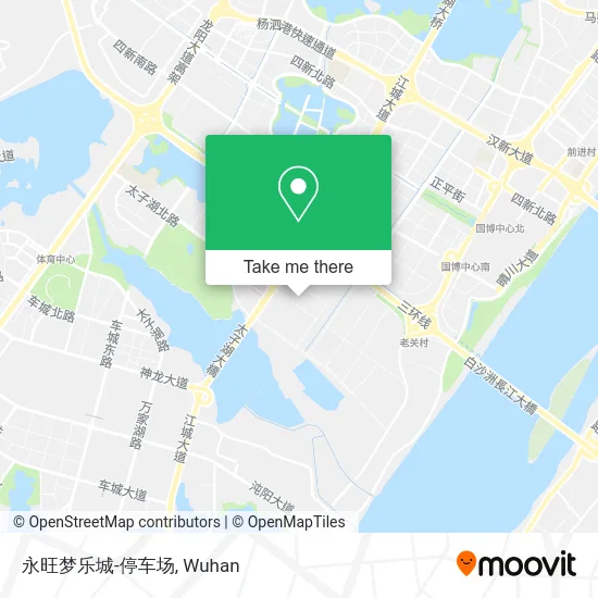 永旺梦乐城-停车场 map