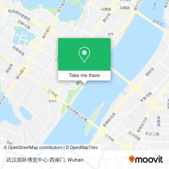 武汉国际博览中心-西南门 map