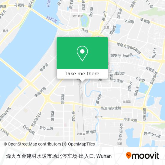 烽火五金建材水暖市场北停车场-出入口 map