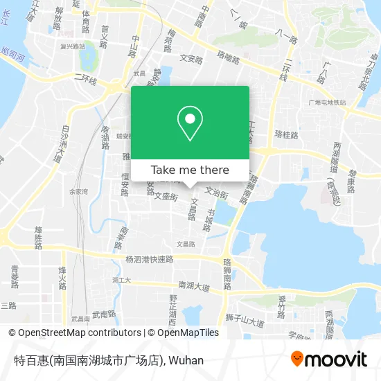 特百惠(南国南湖城市广场店) map