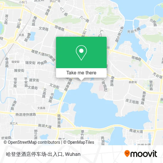 哈登堡酒店停车场-出入口 map
