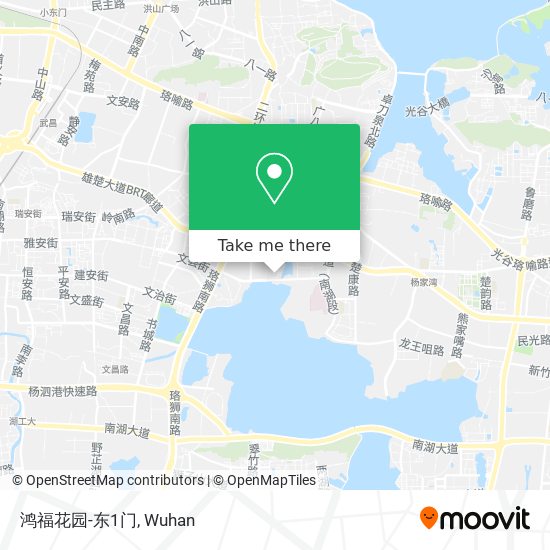 鸿福花园-东1门 map
