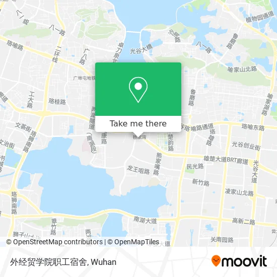 外经贸学院职工宿舍 map
