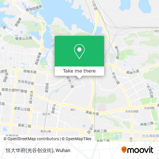 恒大华府(光谷创业街) map