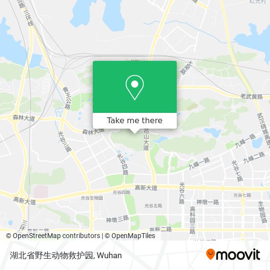 湖北省野生动物救护园 map