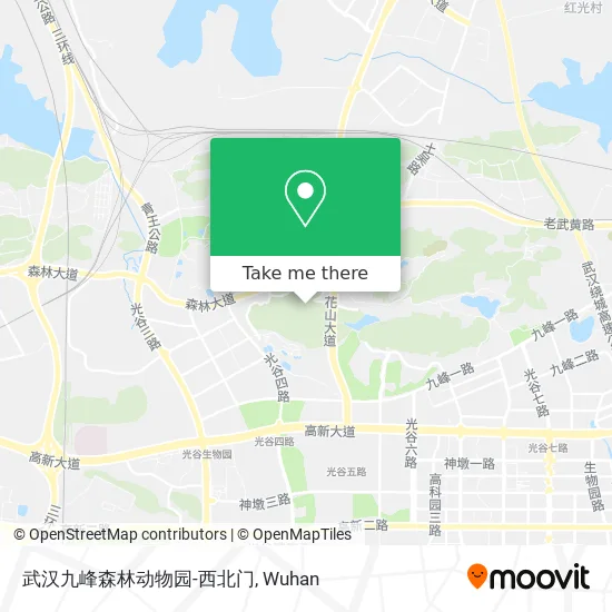 武汉九峰森林动物园-西北门 map
