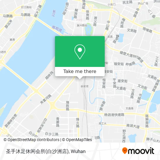 圣手沐足休闲会所(白沙洲店) map