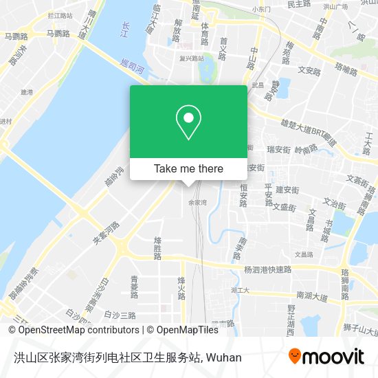 洪山区张家湾街列电社区卫生服务站 map