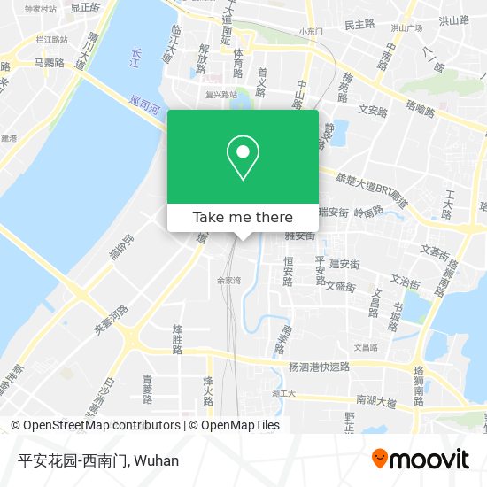 平安花园-西南门 map