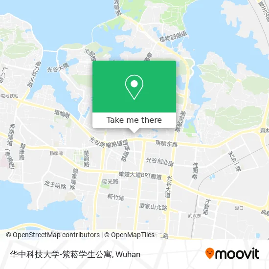 华中科技大学-紫菘学生公寓 map