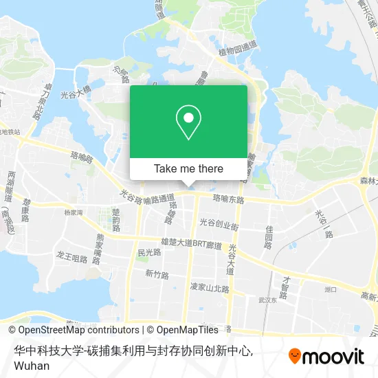 华中科技大学-碳捕集利用与封存协同创新中心 map