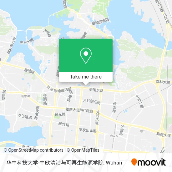 华中科技大学-中欧清洁与可再生能源学院 map