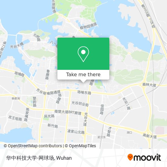 华中科技大学-网球场 map