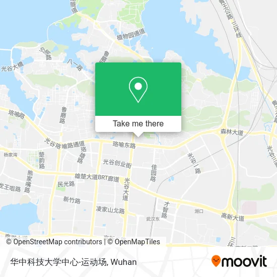 华中科技大学中心-运动场 map