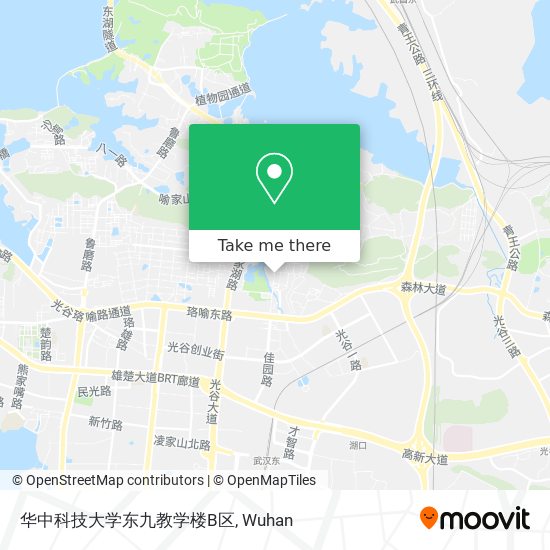 华中科技大学东九教学楼B区 map