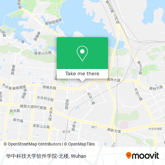 华中科技大学软件学院-北楼 map