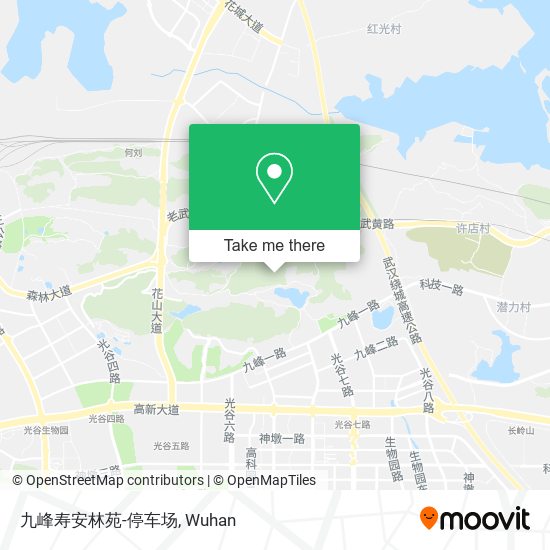 九峰寿安林苑-停车场 map