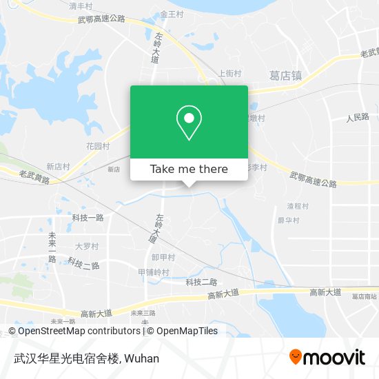 武汉华星光电宿舍楼 map