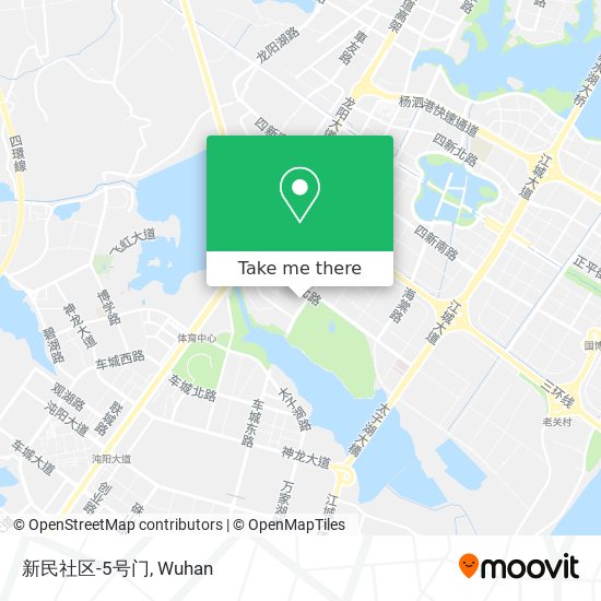 新民社区-5号门 map