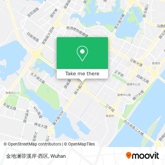 金地澜菲溪岸-西区 map