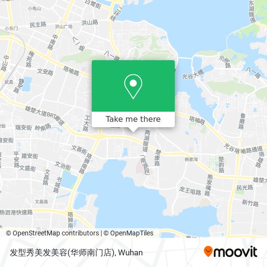 发型秀美发美容(华师南门店) map