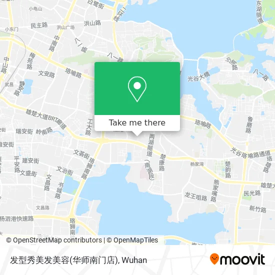 发型秀美发美容(华师南门店) map