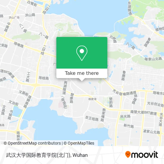 武汉大学国际教育学院(北门) map