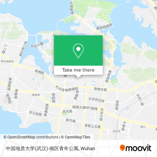 中国地质大学(武汉)-南区青年公寓 map